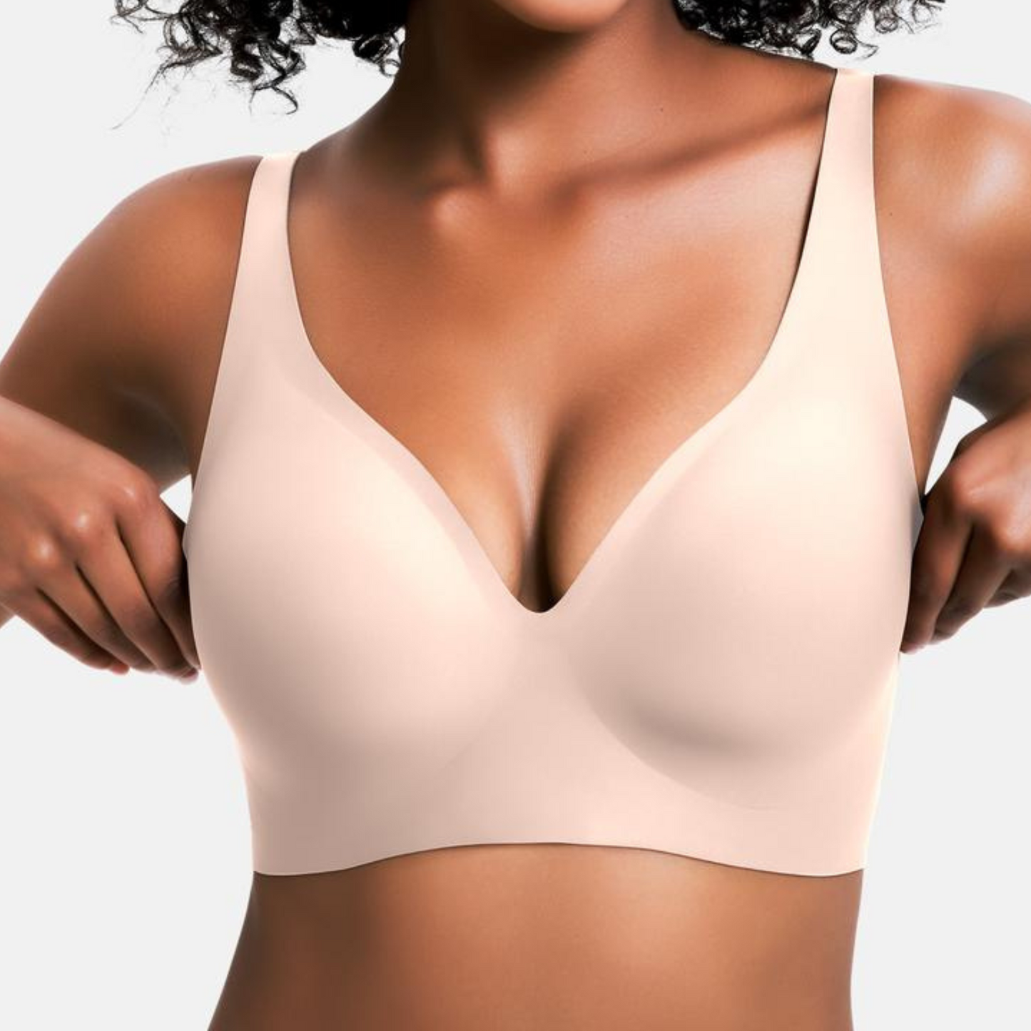 V-Neck Wireless Bra - Ultra Comfort & Lift