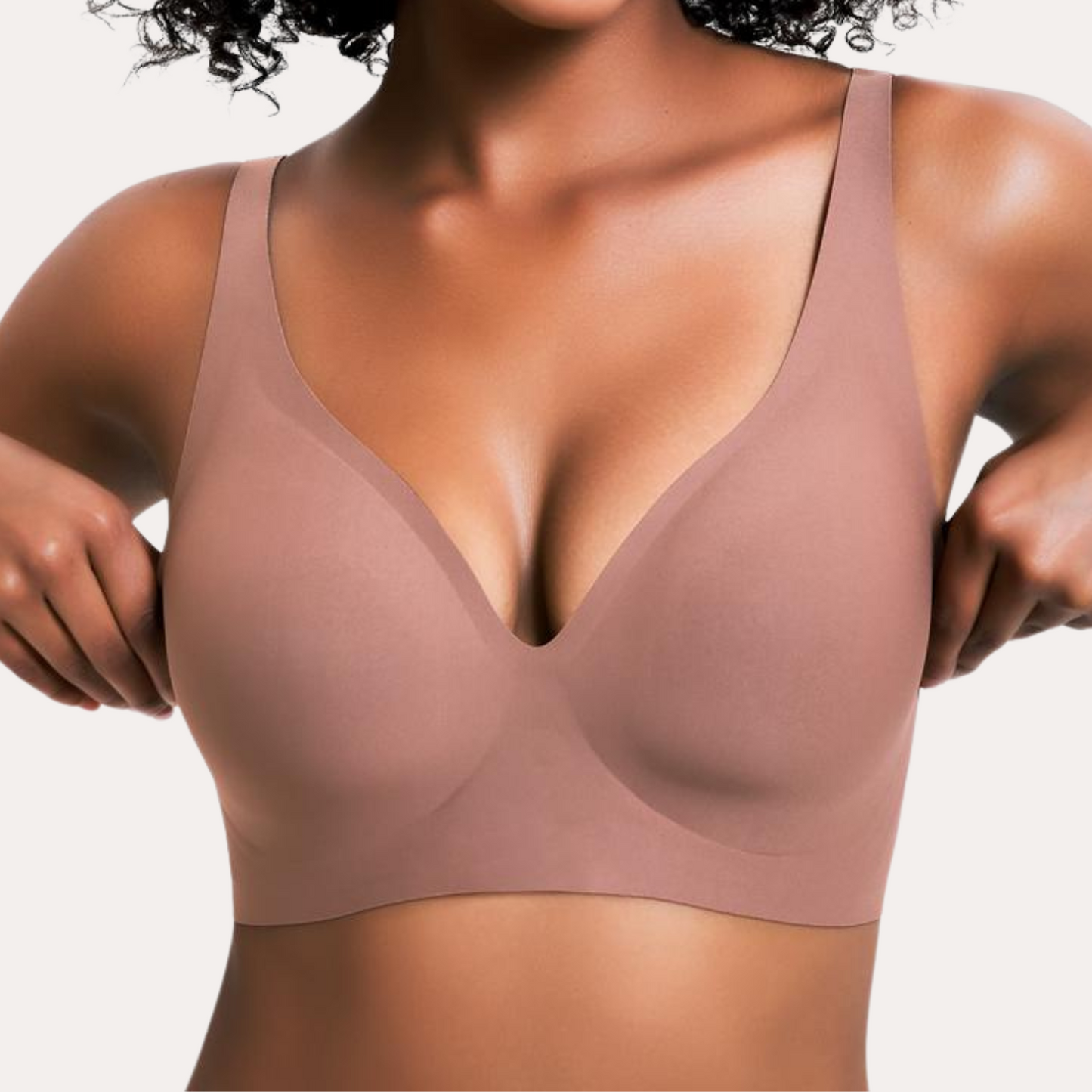 V-Neck Wireless Bra - Ultra Comfort & Lift