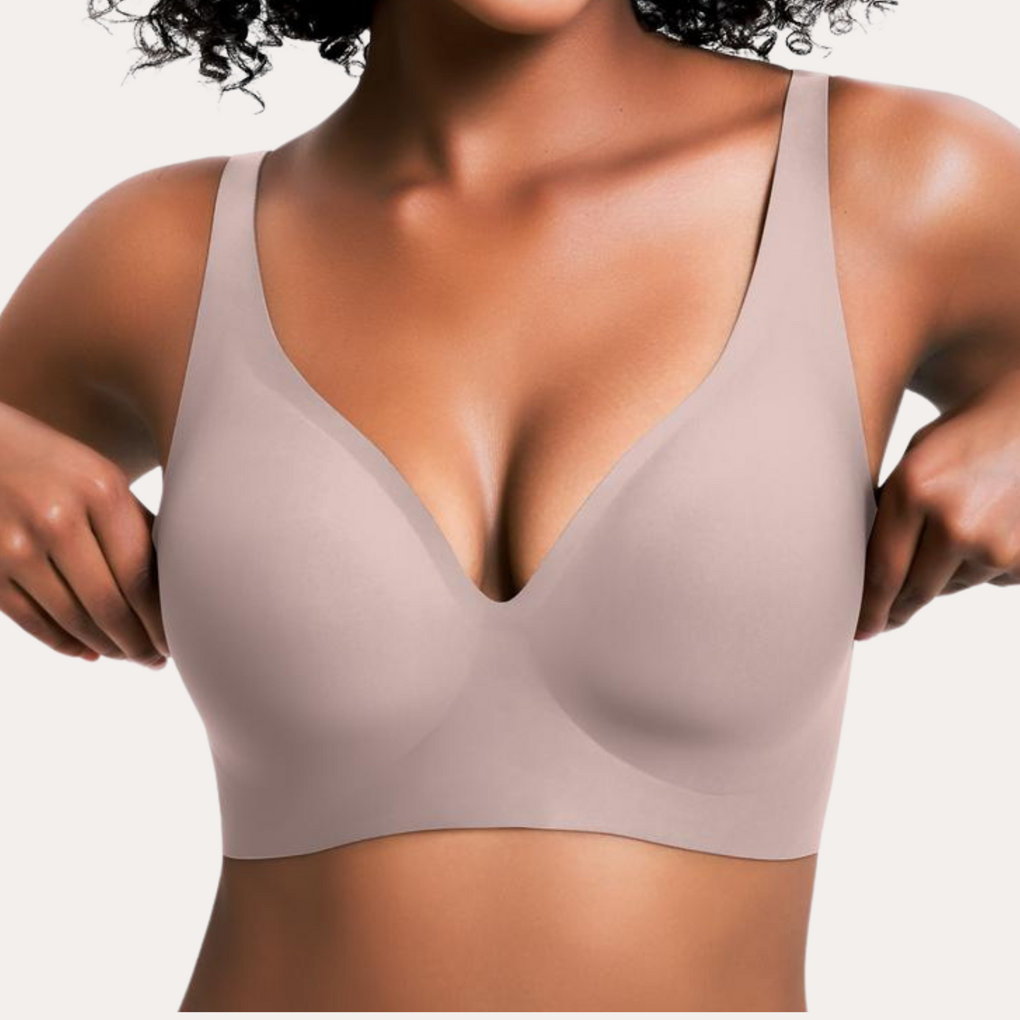 V-Neck Wireless Bra - Ultra Comfort & Lift