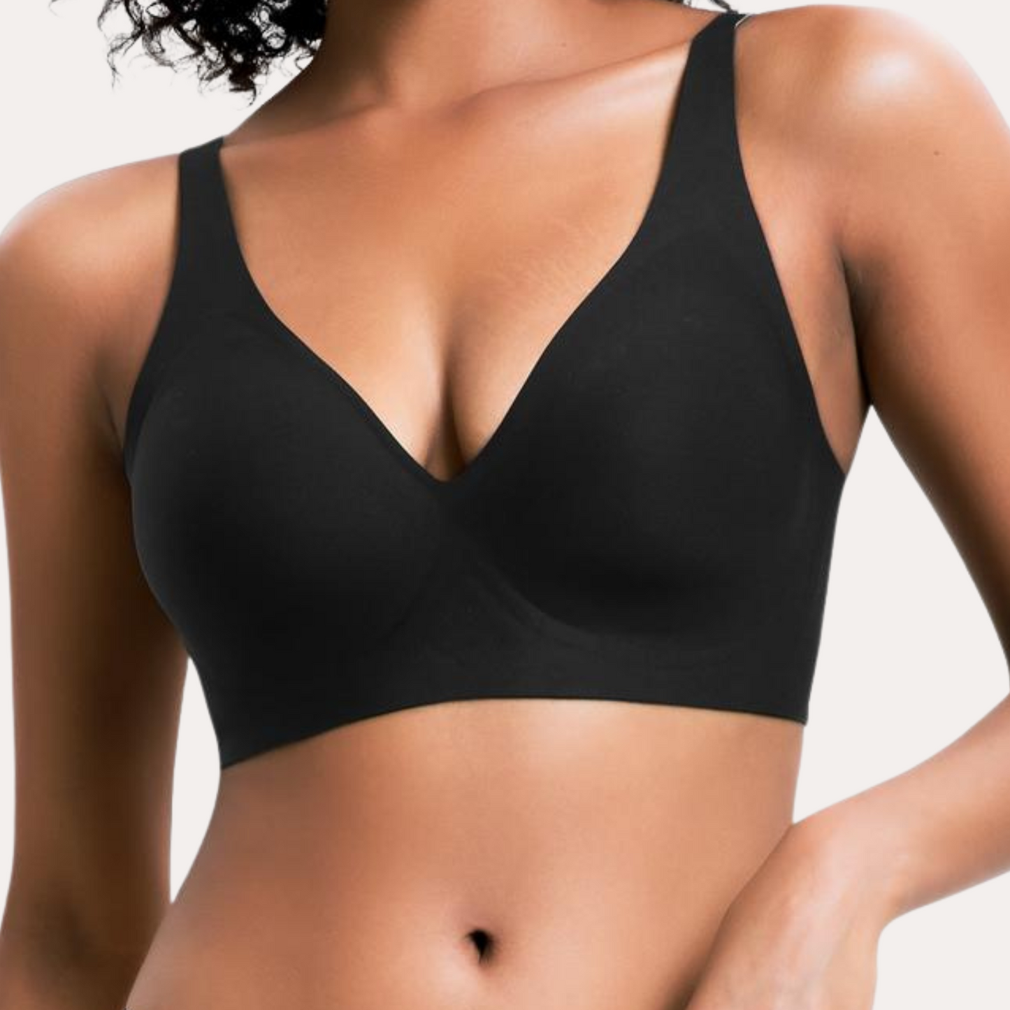 V-Neck Wireless Bra - Ultra Comfort & Lift