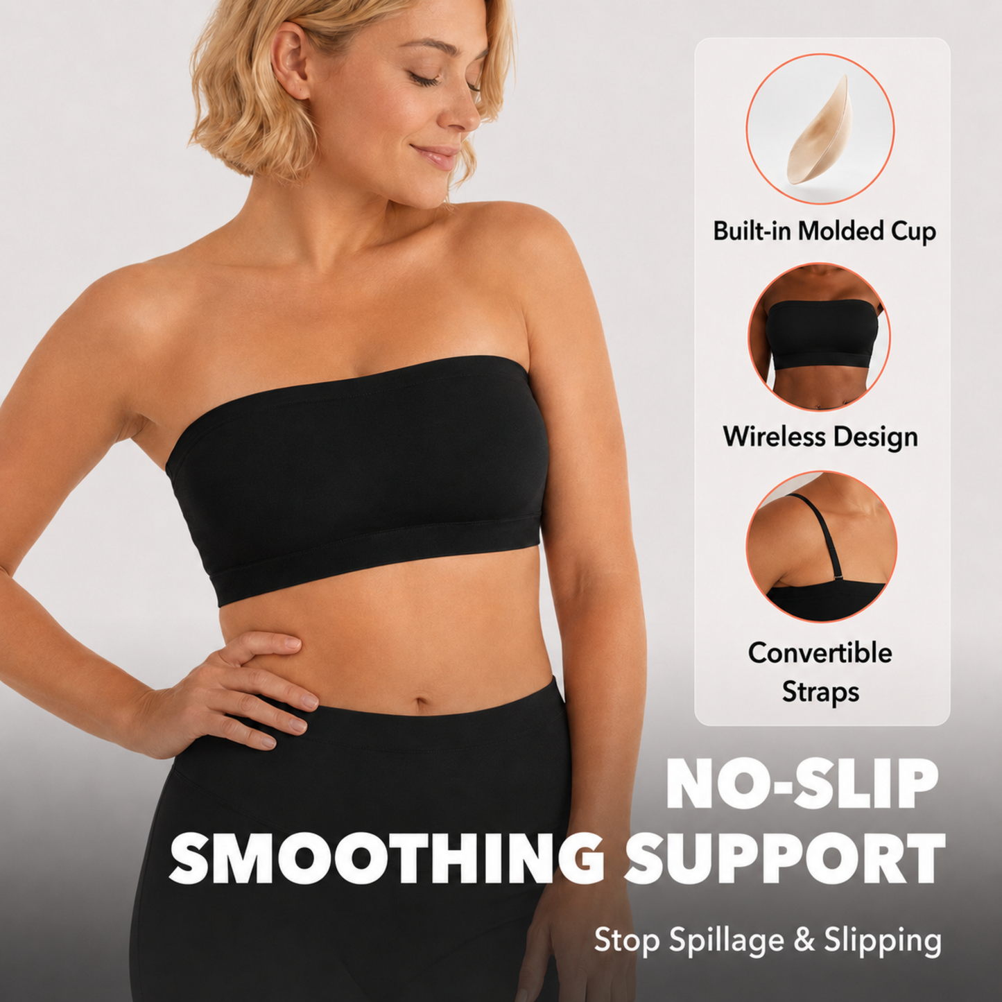 The Every-Outfit Convertible Strapless Bandeau Bra