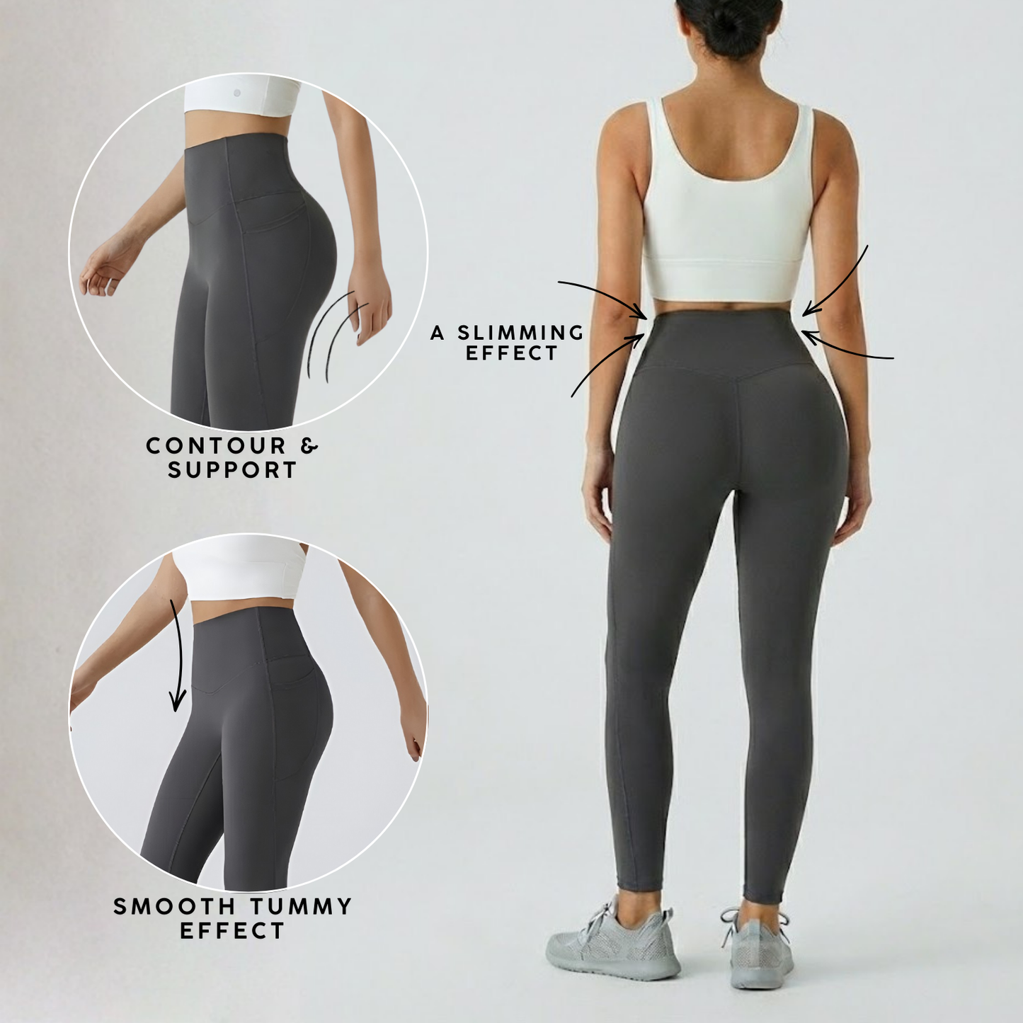 Original Butt Lifting High Waisted Tummy Control Leggings