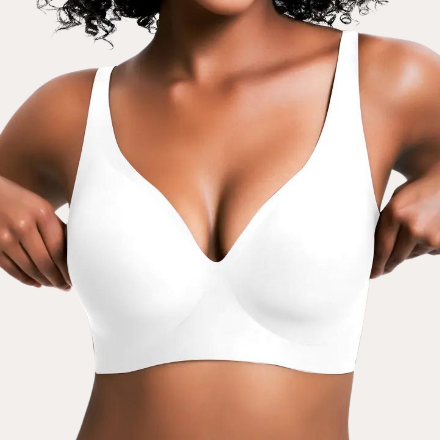 V-Neck Wireless Bra - Ultra Comfort &amp; Lift